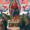 Cosimo Rosselli e Domenico Ghirlandaio, Assunzione della Vergine, angeli e santi