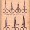 Catalogo delle forbici da ricamo, sec. XIX