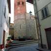 Il campanile della pieve romanica di Borgo San Lorenzo