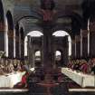 Sandro Botticelli - Banchetto con le nozze di Nastagio degli Onesti (Pannello di cassone), collezione Watney