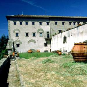 The Montesenario Convent as seen from the back (Vaglia)