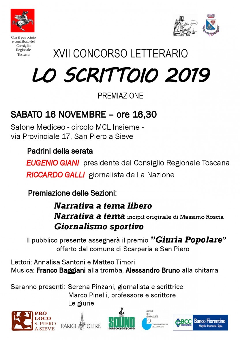 Lo scrittoio2019