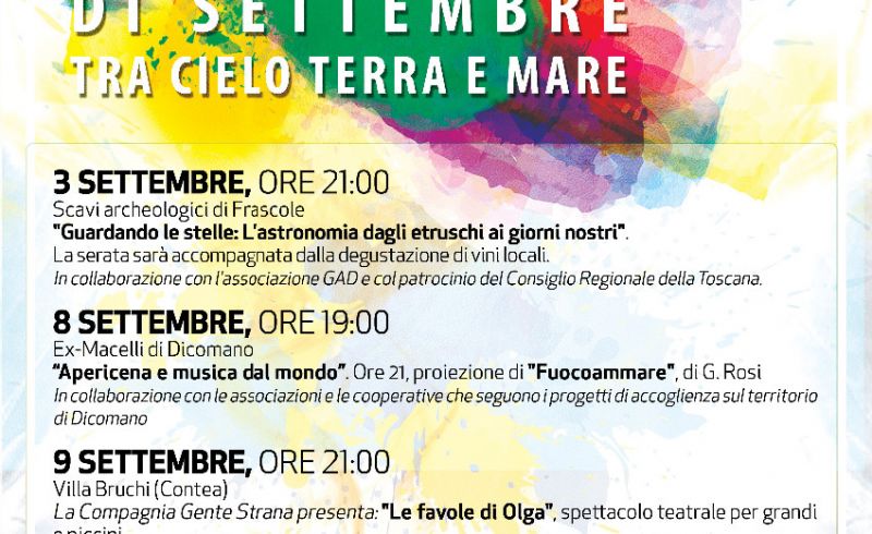 DICOMANO eventi Settembre 3