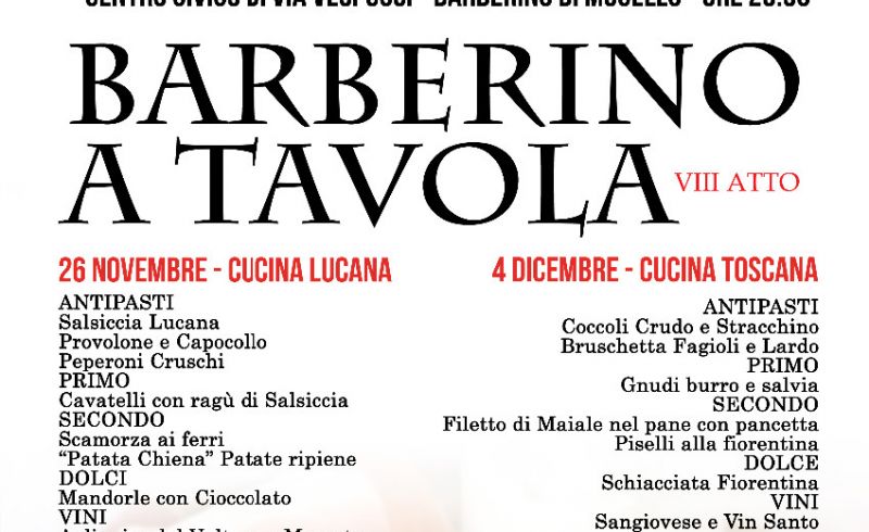 barbe a tavola 2016