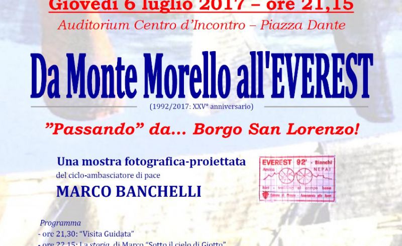 Da Monte Morello a Everest