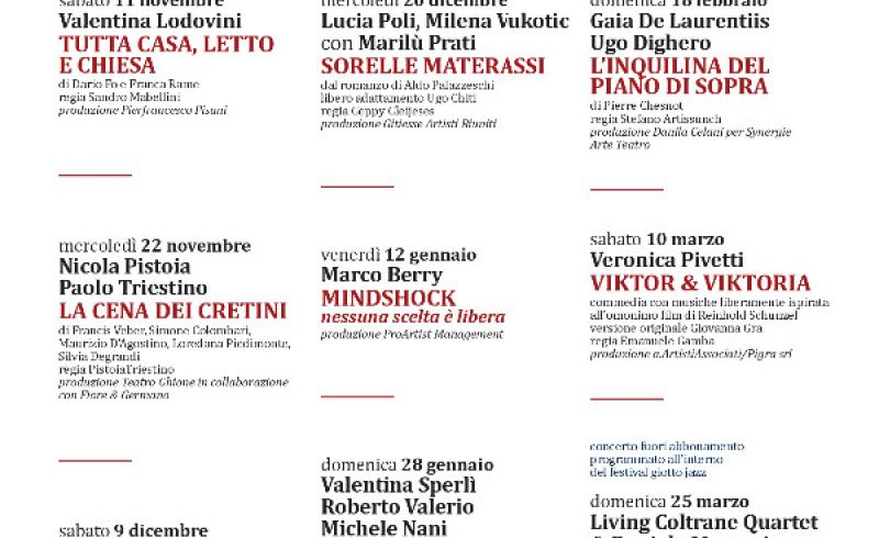 cartellone teatro giotto