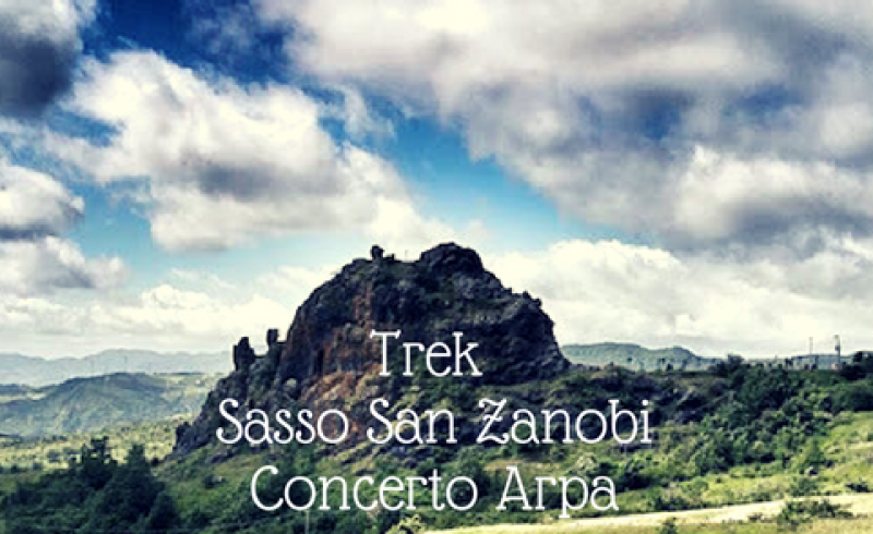 Trek notturno Sasso San ZenobioConcerto Arpa (4)