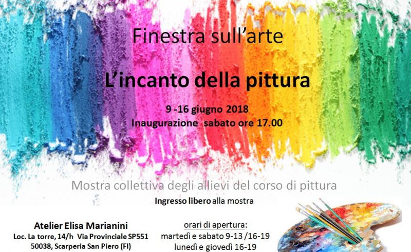 allievi mostra all'atelier locandina