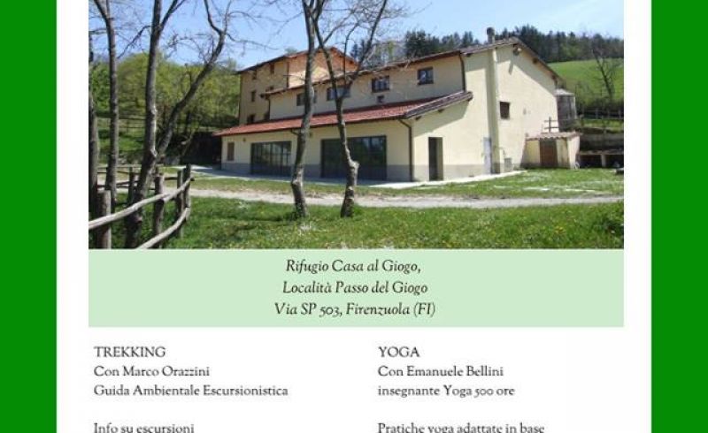 trekking e yoga Casa al Giogo 6 e 7 ottobre