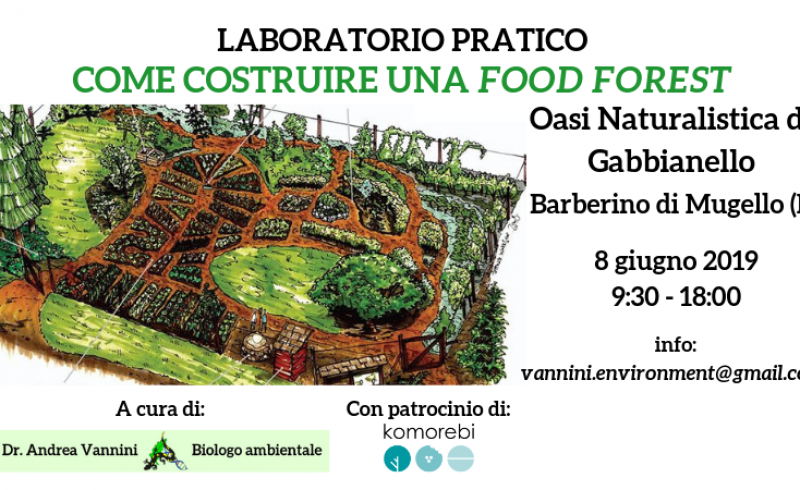 Locandina evento food forest sistemata