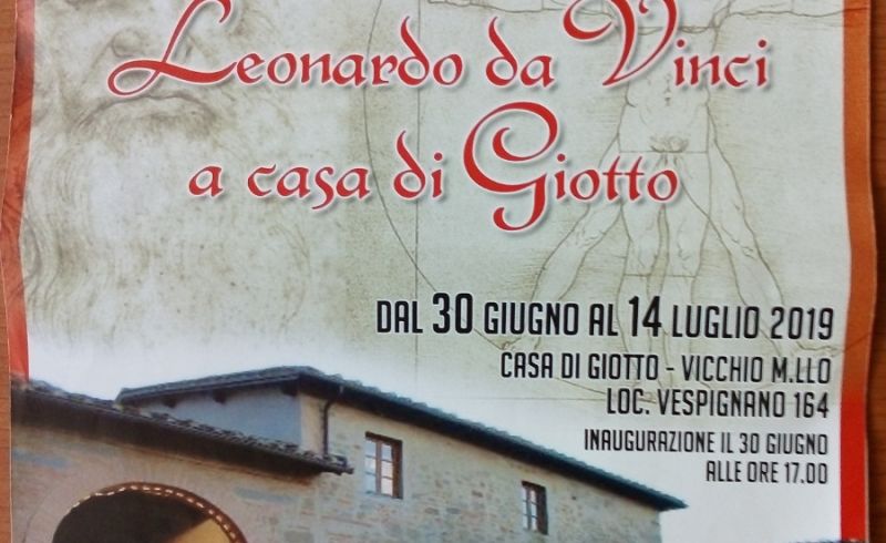 Leonardoa  casa di Giotto