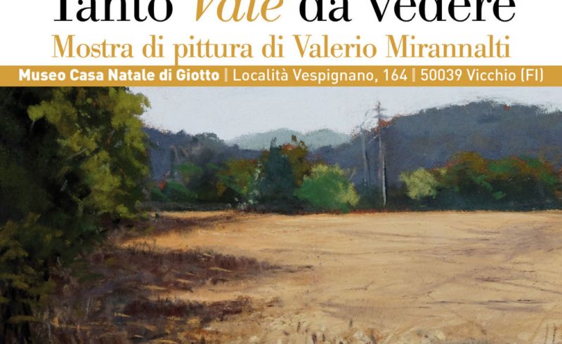 Locandina mostra Valerio Mirannalti