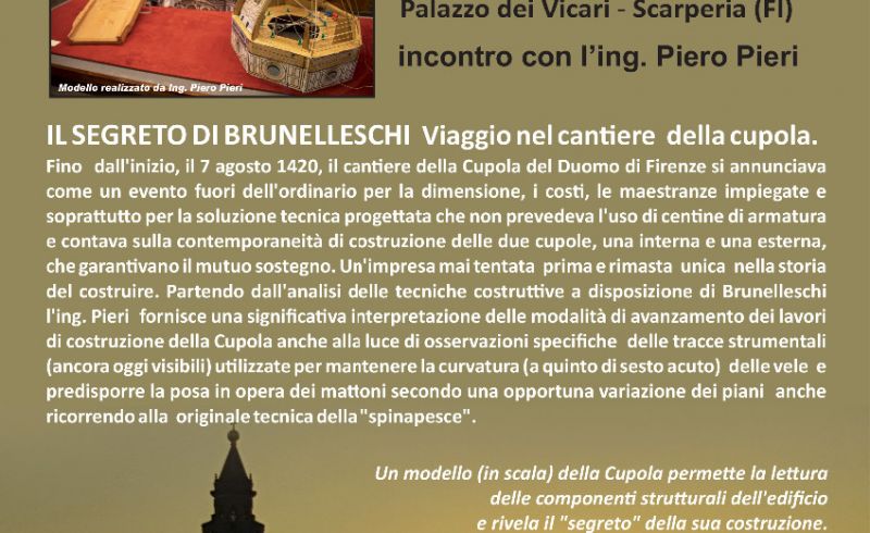 8 agosto_Locandina Il segreto di Brunelleschi