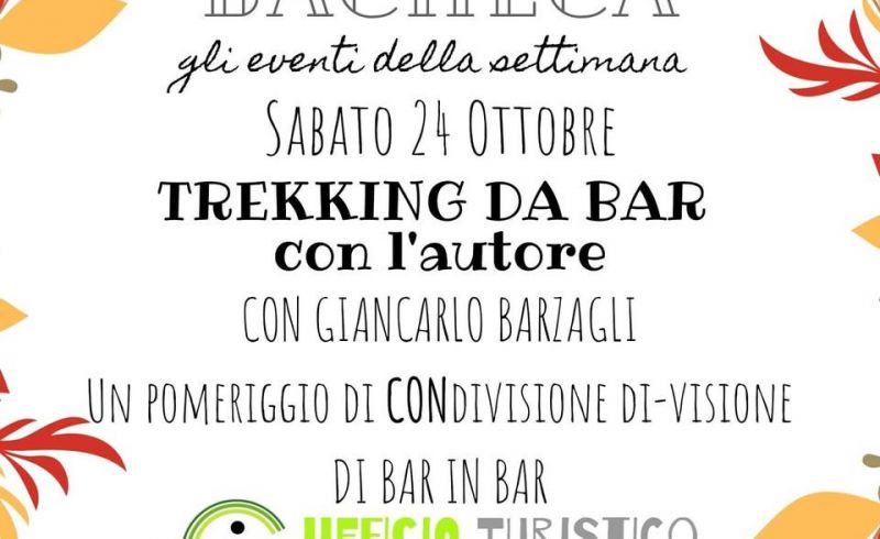 24 ottobre trekking da bar con l'autore