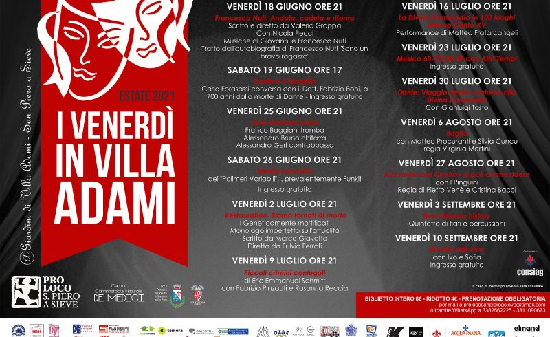 Villa Adami Venerdi 2021Proloco San Piero a Sieve