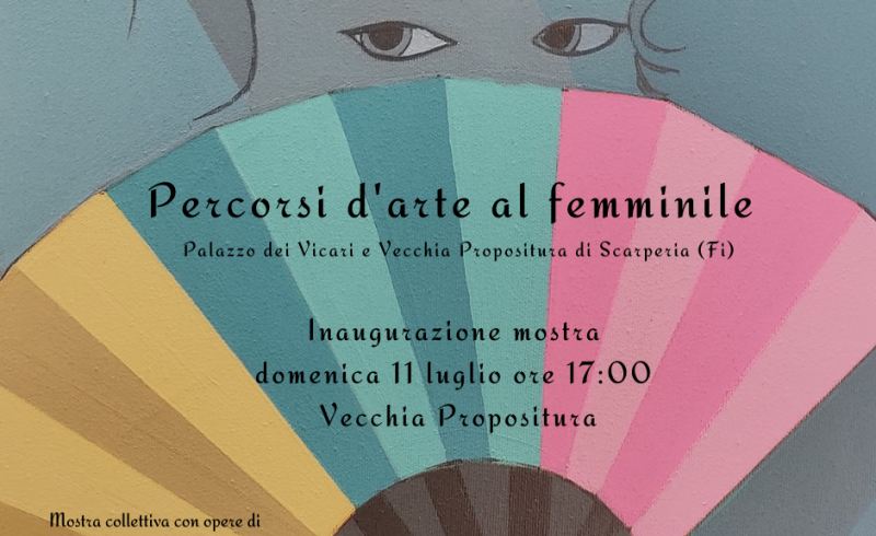 Locandina Percorsi d'arte al femminile