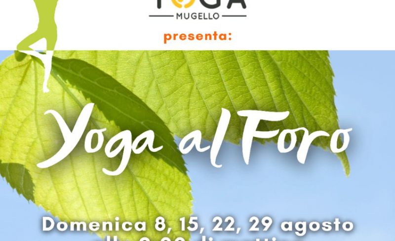 yoga al foro locandina