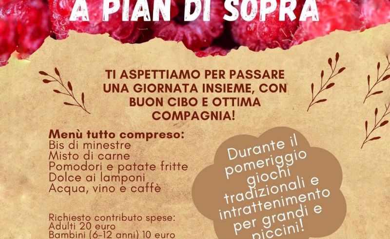 festa lamponi pian di sopra