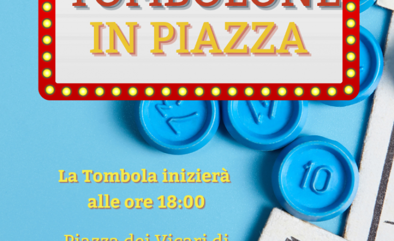 Locandina Tombolone in piazza