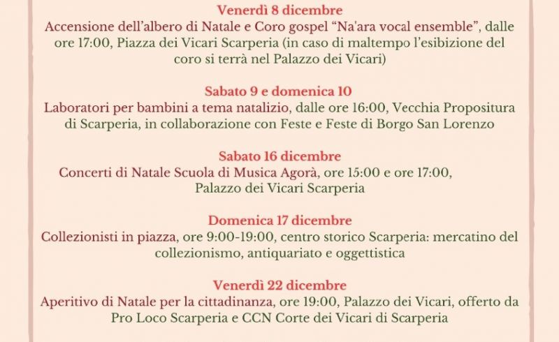 Dicembre 2023 a Scarperia