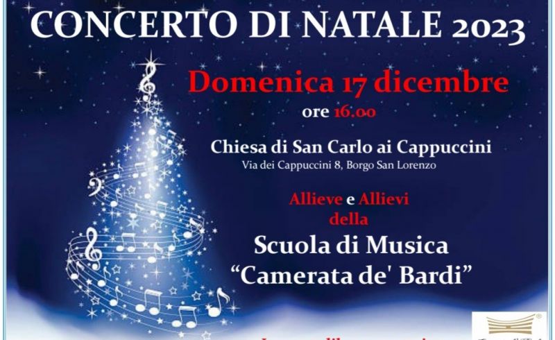 Concerto di Natale 2023 della Scuola di Musica Camerata de' Bardi_17.12.2023