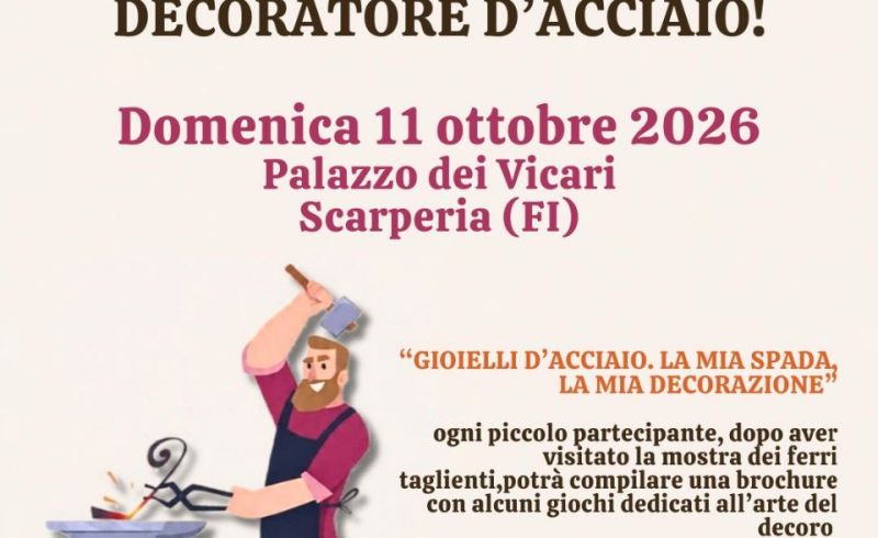 “Diventa un decoratore d’acciaio!”