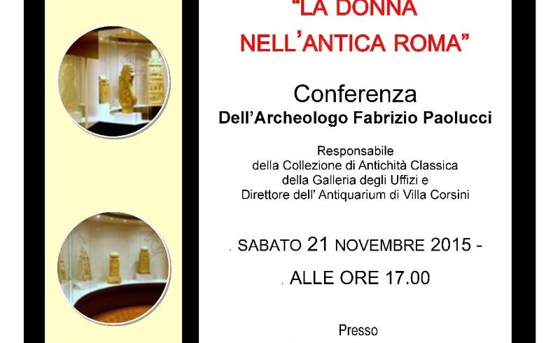 21st/11 - WOMEN IN ANCIENT ROME CONFERENCE
