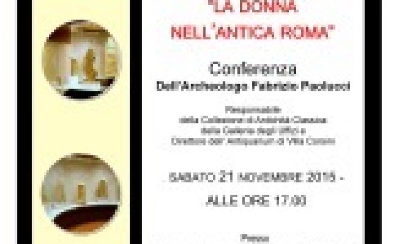 21st/11 - WOMEN IN THE ANCIENT ROME Conference