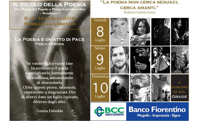 from 8th till 10th/07 - POETRY'S ROAD in Stradarte