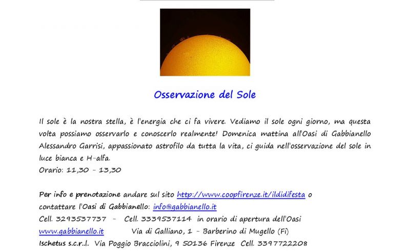 12th/06 - WATCHING SUN AT GABBIANELLO OASIS