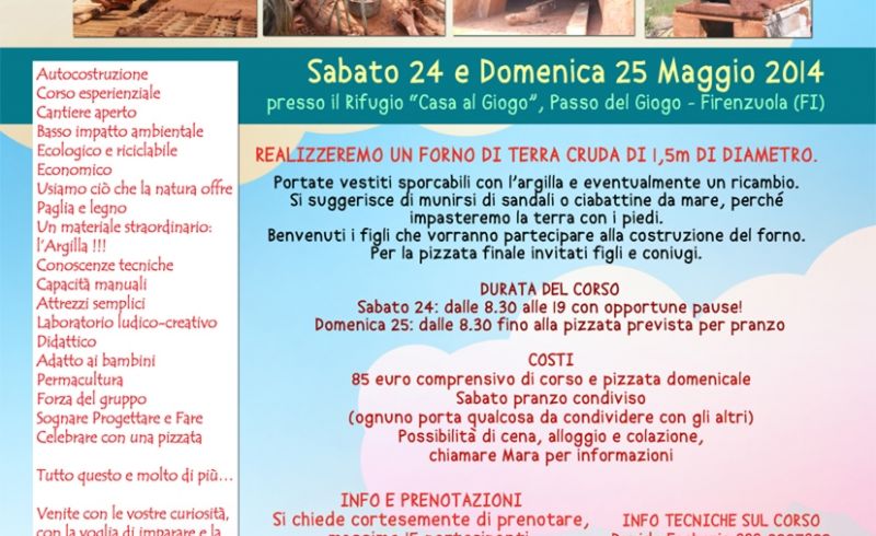 24th and 25th/05 - COURSE OF HAND MADE OVEN