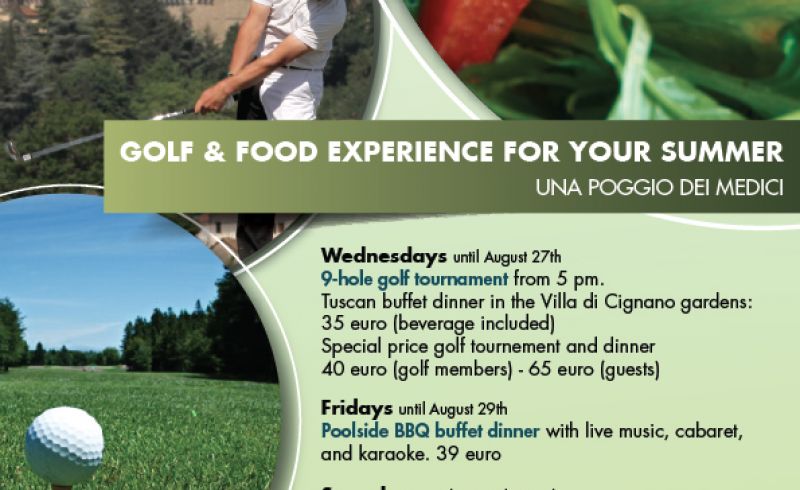 GOLF & FOOD EXPERIENCE FOR YOUR SUMMER