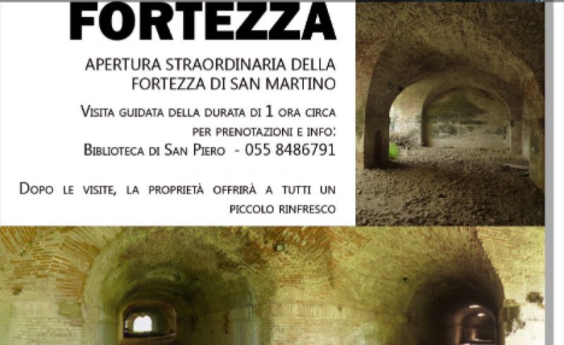 4th/10 - GUIDED TOURS TO MEDICEAN FORTRESS OF SAN MARTINO