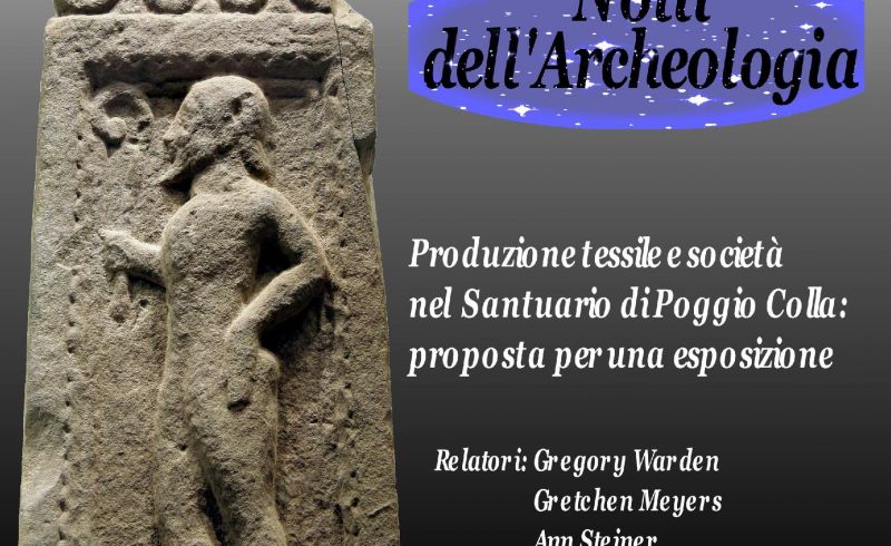 24th/07 - TEXTILE  PRODUCTION AND SOCIETY AT POGGIO COLLA