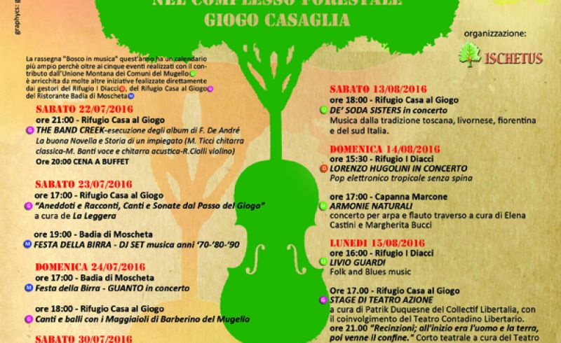 30th-31st/07, 7th, 14th, 15th, 21st and 27th/08 - BOSCO IN MUSICA a I Diacci