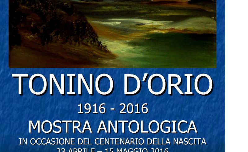 from 23rd/04 till 15th/05 - TONINO D'ORIO  at Casa di Giotto