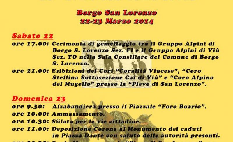 22th and 23rd/03 - II festa degli alpini