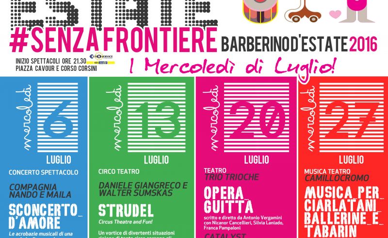 6th,13rd,20th and 27th/07 - 7° NO BOUNDARY SUMMER – INTERCULTURAL FESTIVAL
