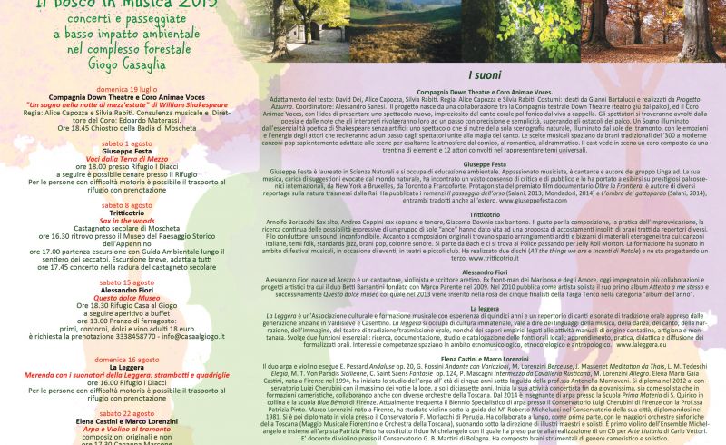 19th/07- WOOD IN MUSIC - Voci dalla Terra di Mezzo at I Diacci