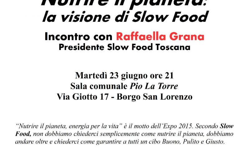 23rd/06 - SLOW FOOD meeting 