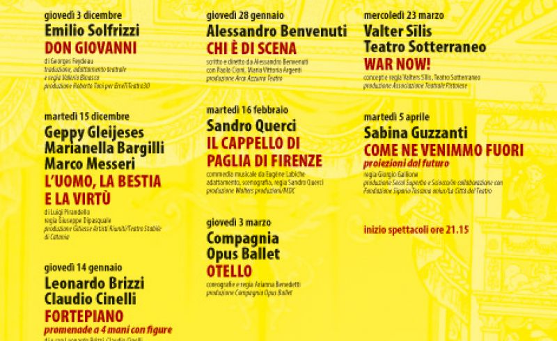 2015/16 - THEATRE SEASON BORGO SAN LORENZO