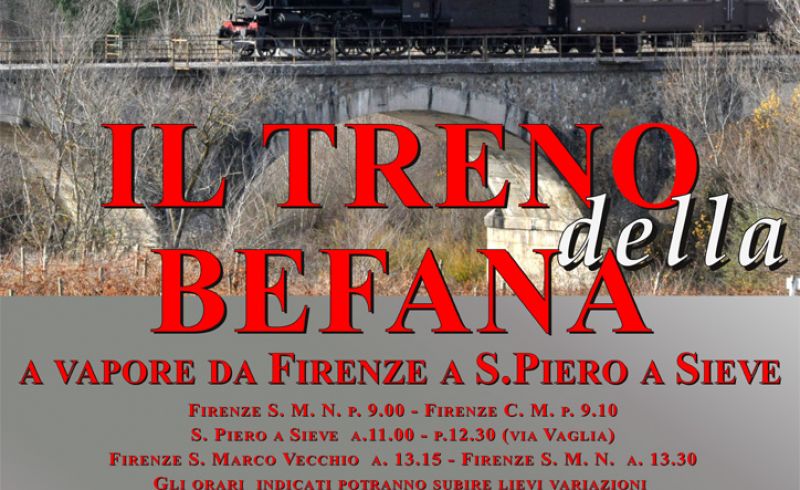 6/01 - IL TRENO DELLA BEFANA/The Epiphany steam engine