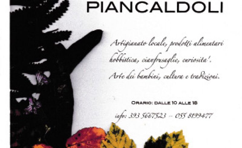 8th,22th/11 AND 6th,20th/12 - ARTS AND FOOD MARKET IN PIANCALDOLI