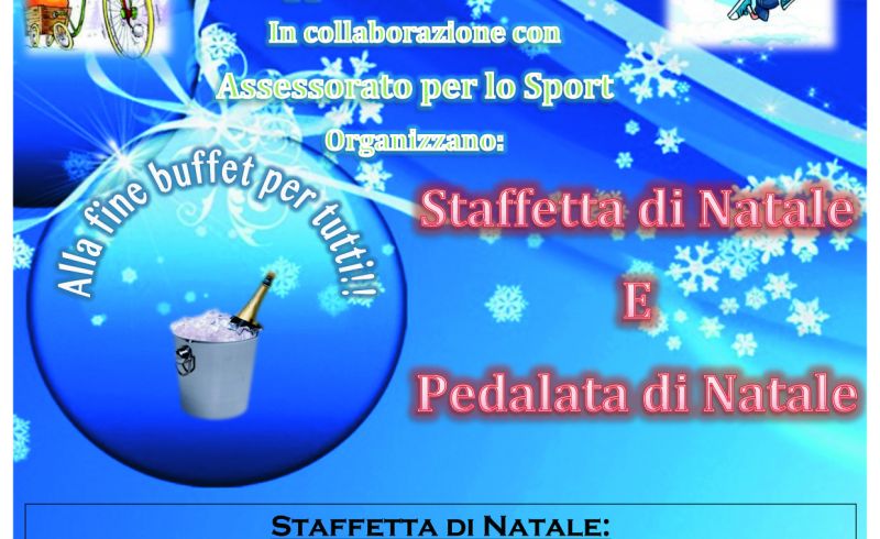 15th/12 - PEDALLING AND WALKING WITH SANTA CLAUS