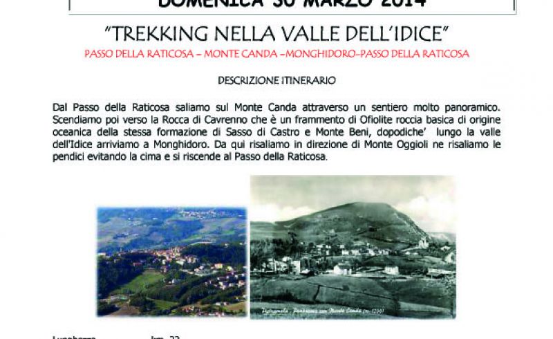 30/03 - TREKKING ON THE IDICE VALLEY