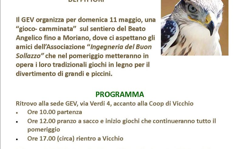 11/ 05 - MINI GEV, EXCURSION AND GAME TO BEATO ANGELICO TRAIL
