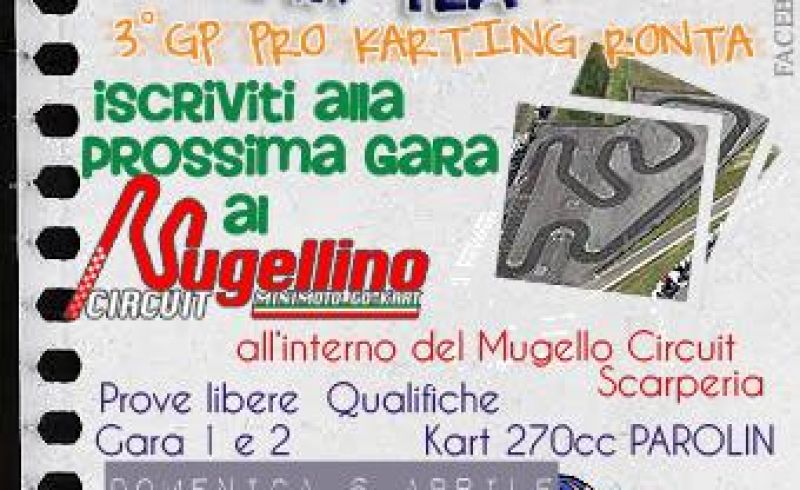 6th/04 - MUGELLINO CIRCUIT - 3° GP PRO KARTING RONTA