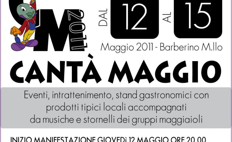 from May 12th to 15th  - SINGING MAY